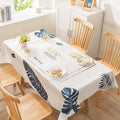 Axyaa Light Luxury Rectangular Tablecloth with Oil-Proof and Anti-Scalding Features