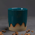 Axyaa Ceramic Glazed Latte Cups Vintage Style Drinking Mugs for Household.
