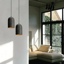 Axyaa Nordic Ins Cement Pendant Light for Dining Bedroom Study Unique Decor