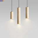 Axyaa Travertine LED Pendant Lamp for Bar, Bedroom, Living Room - Small Hanging Lights