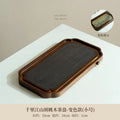 Axyaa Solid Wood Color Changing Tea Tray with Water Storage