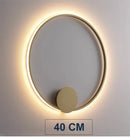 Axyaa Nordic Ring LED Wall Lamp - Art Decor Sconce Lighting for Home Indoor