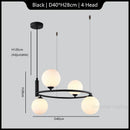 Axyaa Modern Glass Pendant Light for Living Room and Restaurant Chandelier