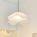 Axyaa Flower Fabric Pendant Chandelier for Living Kids Dining Room