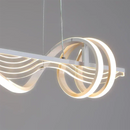 Axyaa Modern LED Chandelier for Hall Dining Room | Aluminum Dimming Decor Pendant Lighting