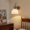 Axyaa Old Copper Retro Wall Light with Clear Glass Shade for Home and Hotel