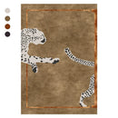 Axyaa Leopard Print Plush Carpet: Luxe Bedroom & Living Room Decor Rug