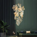 Axyaa Modern LED Pendant Chandeliers for Living Room Staircase Indoor Lighting