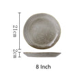 Axyaa Retro Gray Ceramic Dinnerware Set