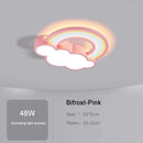 Axyaa Children's Rainbow Heart Ceiling Light for Princess Bedroom