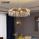 Axyaa Luxury Villa Crystal Ceiling Chandelier for Living Room Dining Hall Lighting
