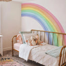 Axyaa Large Rainbow Wall Decal for Kids Rooms - Pastel Boho Design