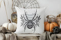 Axyaa Halloween Candy & Ghost Pillow Cover for Sofa, Bedroom, Car