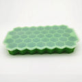 Axyaa Silicone Honeycomb Ice Mold with Cover for Easy Release