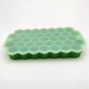 Axyaa Silicone Honeycomb Ice Mold with Cover for Easy Release