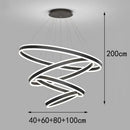 Axyaa Modern Pendant Light Chandelier Indoor Ceiling Lamp LED Decorative Lighting