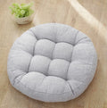 Axyaa Round Floor Cushion Linen Meditation Yoga Seat Mat Pouf Chair Pad