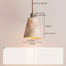 Axyaa Yellow Cave LED Pendant Light: Modern Nordic Copper Socket Hanglamp