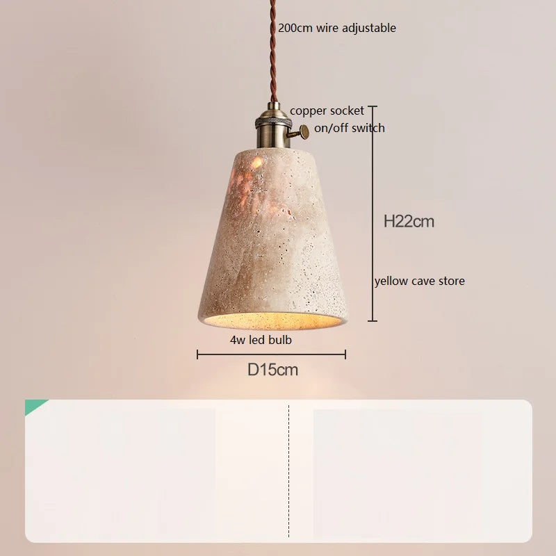 Axyaa Nordic LED Pendant Light Copper Socket for Bedroom Living Room