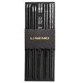 Axyaa Stainless Steel Alloy Chopsticks Set for Asian Cooking and Dining