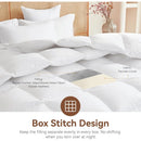 Axyaa Palatial King All Season Comforter, 750+FP Organic Fiber, Ultra Soft Hotel Bed