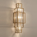 Axyaa Luxury Glass Crystal Wall Lamp for Modern Minimalist Living Room & Bedroom