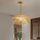 Axyaa Handmade Rattan Chandelier: Creative Multi-Story Bamboo Pendant Lamp