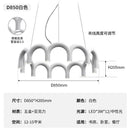 Axyaa LED U-Shaped Ceiling Chandelier for Modern Decor Lighting