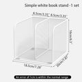 Axyaa Metal Desktop Bookshelf and Office Organization Rack for File and Document Storage