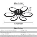 Axyaa Modern Iron Ceiling Chandelier Pendant Lights for Home Decor and Indoor Fixtures