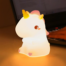 Axyaa Unicorn Sheep Hamster Night Light RGB LED Touch Lamp for Kids