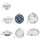 Axyaa Ceramic Tableware Set for Parties and Daily Meals