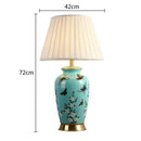 Axyaa Ceramic Desk Lamp: Luxury Classical Table Light for Bedroom, Living Room & Home Décor