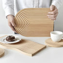 Axyaa Wood Tray: Kitchen Serving, Cutting Board, Picnic Platter