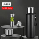 Axyaa Smart Stainless Steel Thermos Bottle with LED Temperature Display for Outdoor