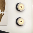 Axyaa Stone Wall Lamp: Modern Minimalist Luxury Sconce Light for Living Room and Corridor
