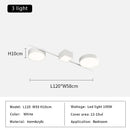 Axyaa Modern Minimalist Geometry LED Ceiling Lamp for Living Room, Dining Room, Study, Bedroom