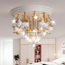 Axyaa Pegasus Soldier Star Ceiling Lamp for Children's Room