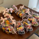 Axyaa Candy Shaped Cake Boxes with Lids for Events and Birthdays