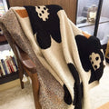 Axyaa Sunflower Class A Fleece Knitted Blanket for Autumn & Winter