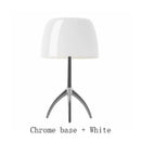 Modern Bauhaus Glass Table Lamp in Vibrant Colors by Axyaa