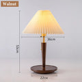 Axyaa Nordic Wood Table Lamp: Retro Japanese Style for Bedroom, Living Room, Hall