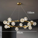 Axyaa Acrylic Magic Bean LED Pendant Light for Modern Home, Dining Room, and Living Room