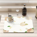 Axyaa Cartoon Print Kitchen Coasters Set for Glasses and Dishes