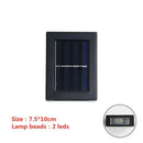 Axyaa Solar LED Outdoor Light with Sensor, Waterproof Solar Wall Light for Garden Decor