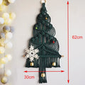 Axyaa Macrame Christmas Tree Wall Hanging Farmhouse Xmas Decor