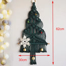 Axyaa Macrame Christmas Tree Wall Hanging Farmhouse Xmas Decor