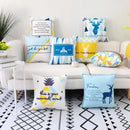 Axyaa Nordic Elk Ins Print Cushion Cover Sleep Sofa Pillow Case Office Home Decor