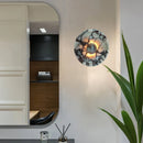 Axyaa Marble LED Wall Lamp Silver Sconce Restaurant Bedroom Indoor Lighting