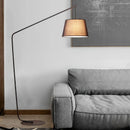 Axyaa Modern Black LED Floor Lamp for Bedroom & Living Room